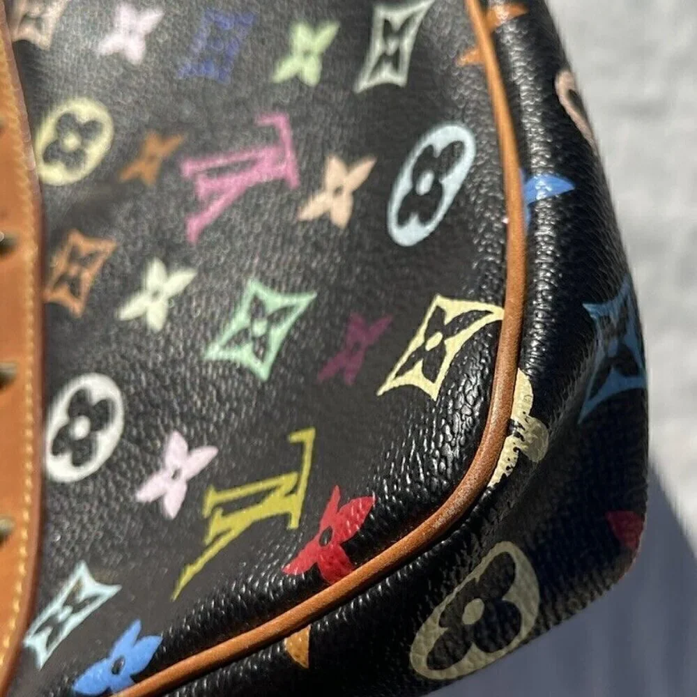 Louis Vuitton Black Multicolor Monogram Canvas Pochette Accessoires - Picture 13 of 16